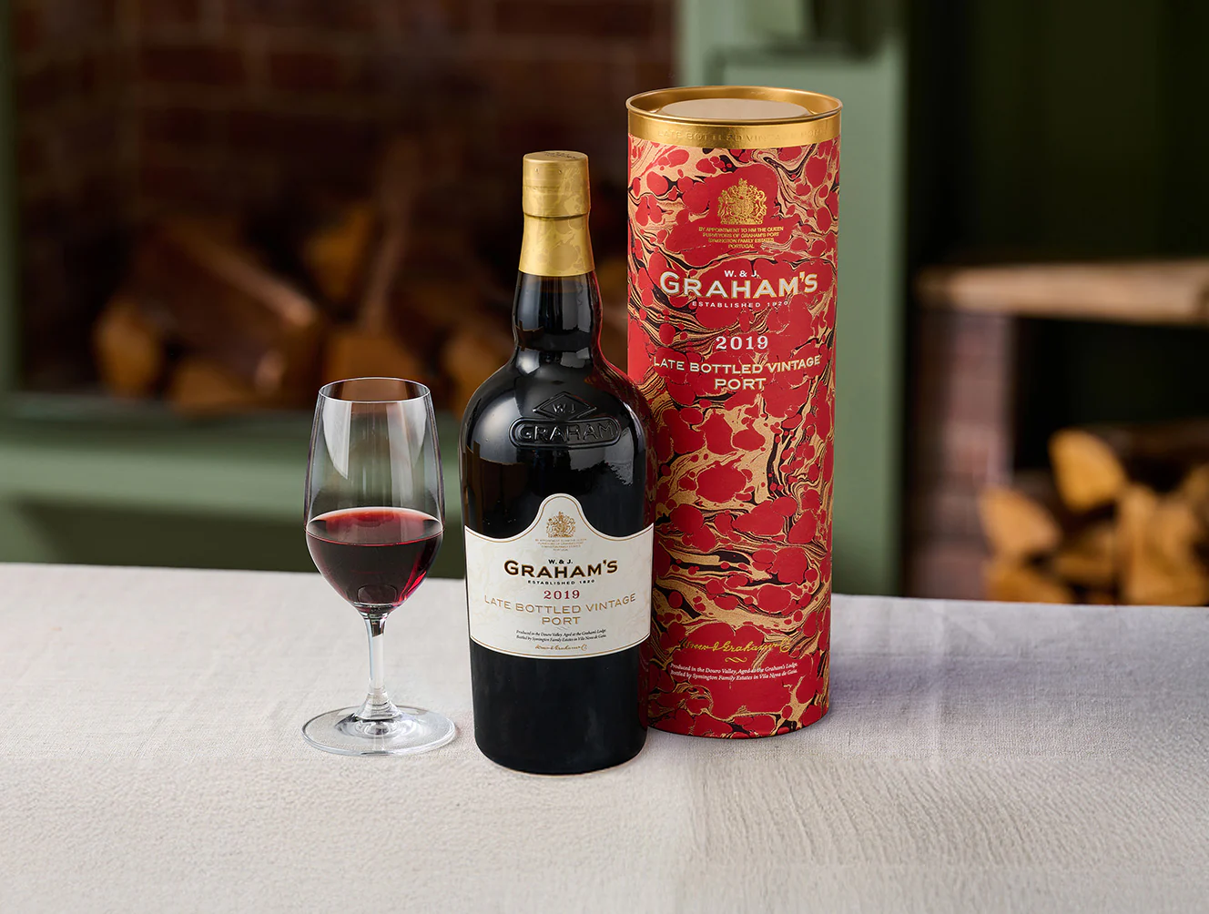Cheese & Port Wicker Hamper - Image 8