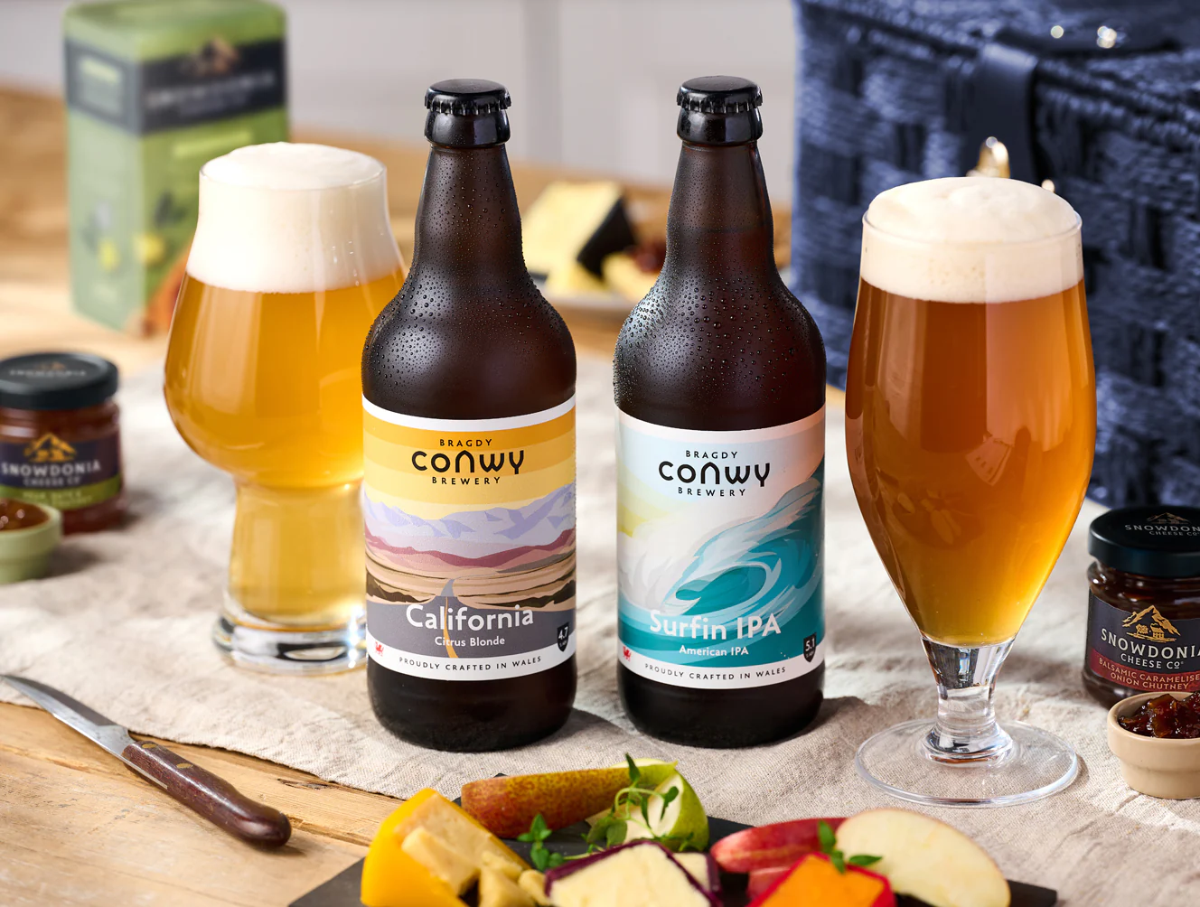 Ploughman's Hamper of Luxury Cheese & Craft Beer - Image 8