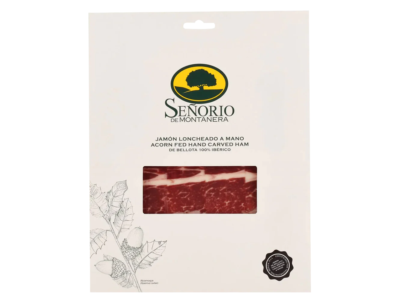Senorio Bellota 100% Ibérico Hand-Carved Ham, 50g
